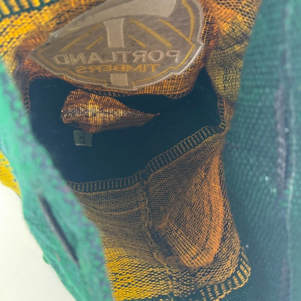 Portland Timbers Backpack Unisex Small‎ Green Yellow Woven Boho Patch
